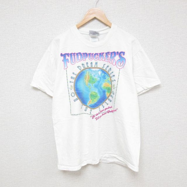 ヘインズ 90s 半袖Tシャツ ファッドパッカーズ ホワイト L | 古着
