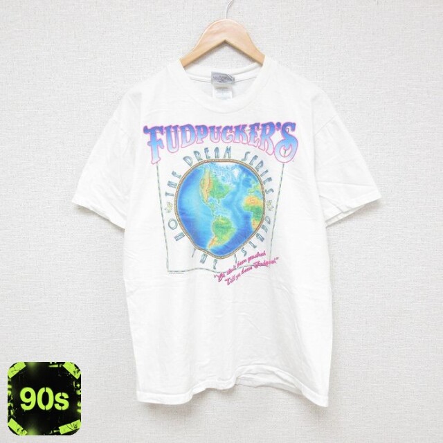 【50%OFF】ヘインズ 90s 半袖Tシャツ ファッドパッカーズ ホワイト L | 古着