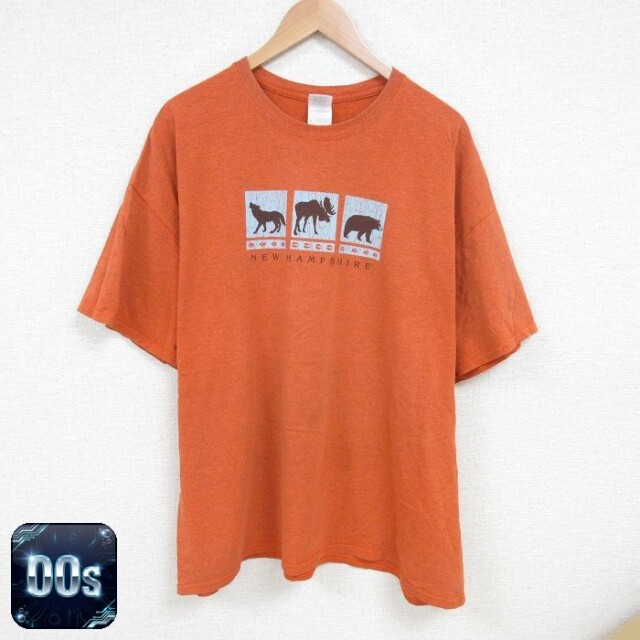 【50%OFF】ニューハンプシャー 00s 半袖Tシャツ オレンジ霜降り XL | 古着