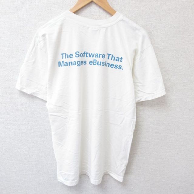 ソフトウェア 00s 半袖Tシャツ ホワイト L | 古着