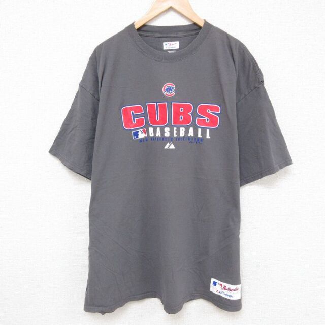 【50%OFF】マジェスティック 00s 半袖Tシャツ シカゴカブス グレー XL | 古着