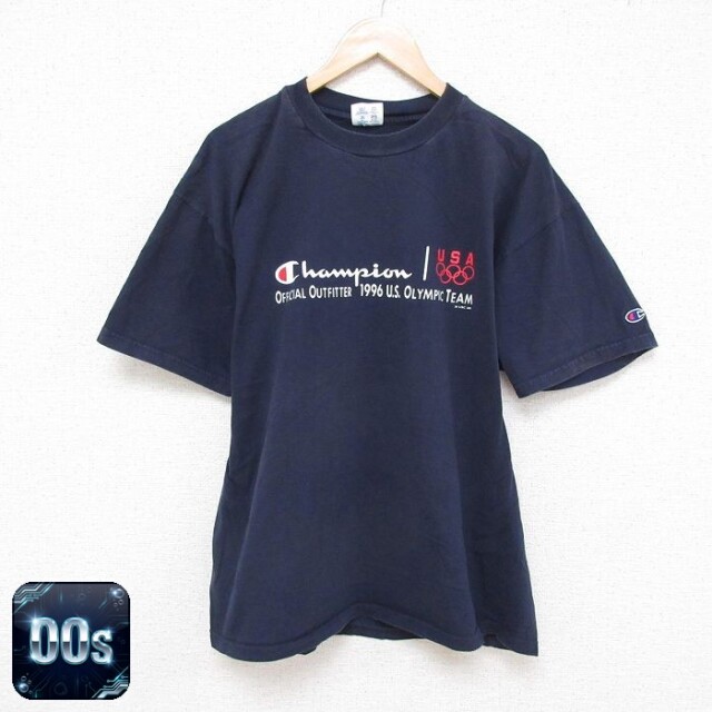 【50%OFF】チャンピオン 00s 半袖Tシャツ USAオリンピックチーム ネイビー XL | 古着