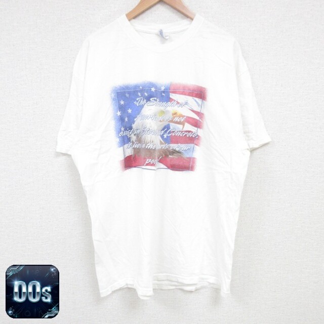 【50%OFF】ヘインズ 00s 半袖Tシャツ 鳥 ホワイト XL | 古着