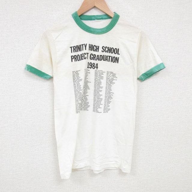 80s 半袖Tシャツ 名簿 ホワイト M | 古着