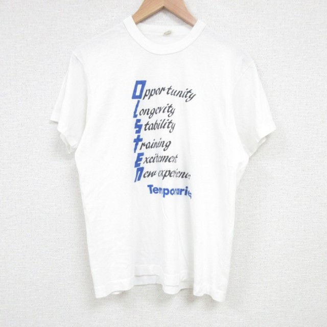 スクリーンスターズ 80s 半袖Tシャツ メッセージ ホワイト M | 古着