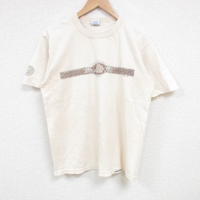 Crazy Shirts 90s 半袖Tシャツ ハワイ ベージュ M | 古着