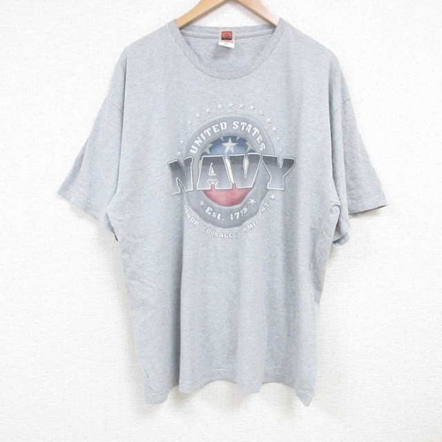 ミリタリー 00s 半袖Tシャツ グレー XL | 古着