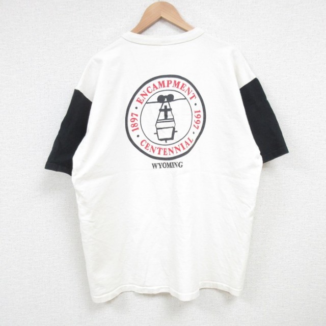 90s 半袖Tシャツ WYOMING ホワイト XL | 古着
