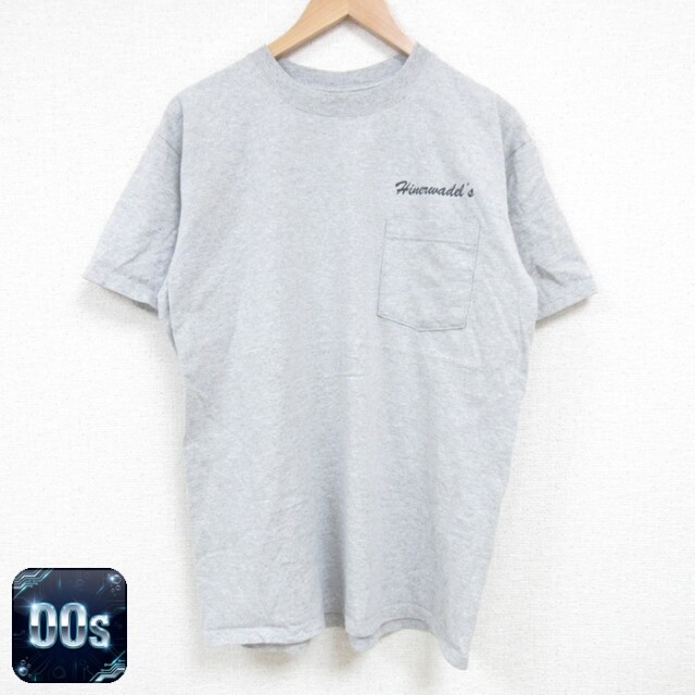 【50%OFF】Hiner 00s 半袖Tシャツ 胸ポケット付き グレー L | 古着