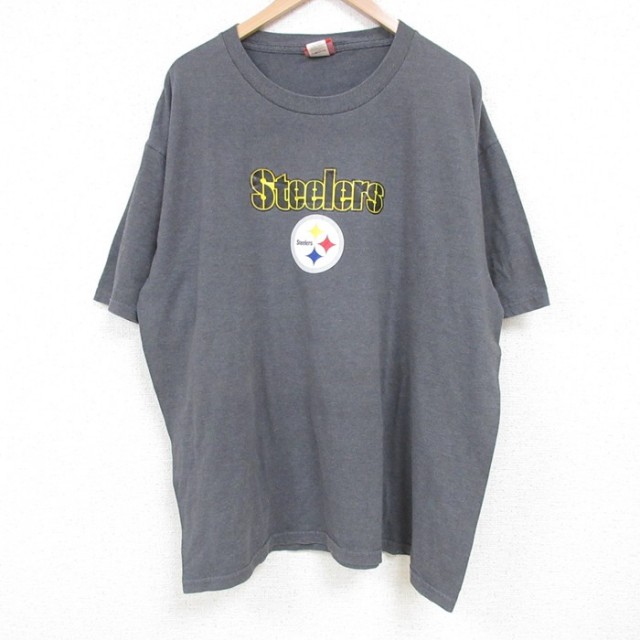 NFL ピッツバーグスティーラーズ 00s 半袖Tシャツ グレー XL | 古着