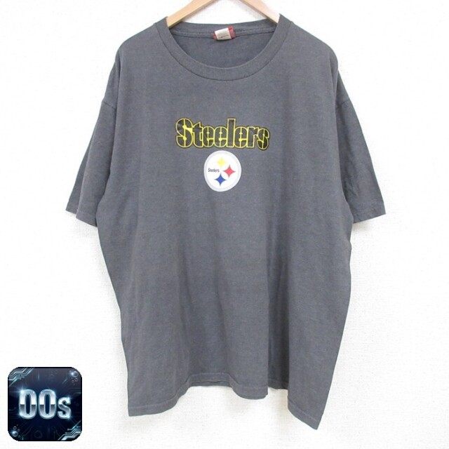 【50%OFF】NFL ピッツバーグスティーラーズ 00s 半袖Tシャツ グレー XL | 古着