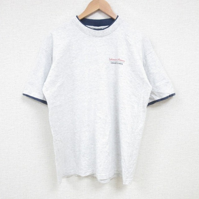 SIGNAL 90s 半袖Tシャツ ジョンソンアンドジョンソン グレー L | 古着