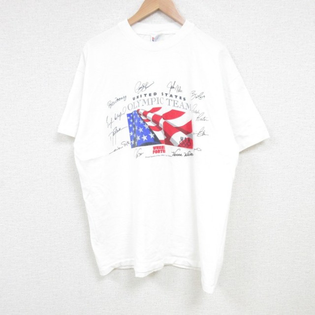 ヘインズ 90s 半袖Tシャツ USオリンピックチーム ホワイト XL | 古着