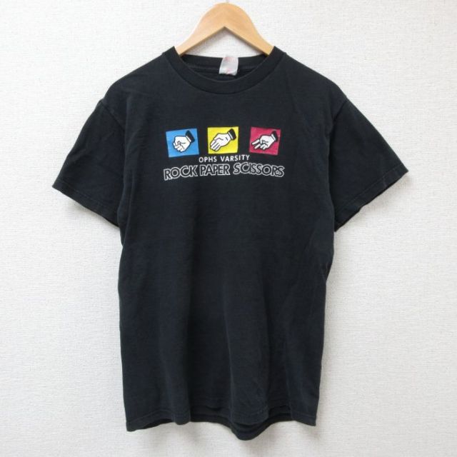 フルーツオブザルーム 00s 半袖Tシャツ ジャンケン ブラック M | 古着