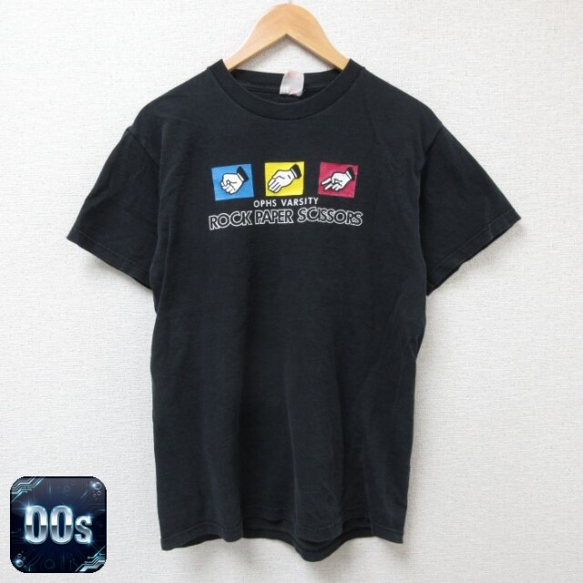 【50%OFF】フルーツオブザルーム 00s 半袖Tシャツ ジャンケン ブラック M | 古着