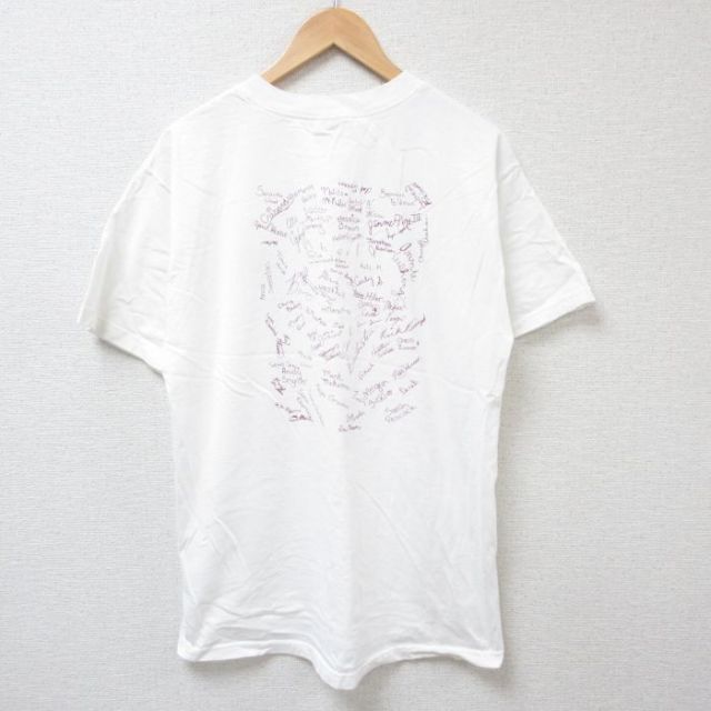 フルーツオブザルーム L★古着 半袖 ビンテージ Tシャツ メンズ 00年代 00s 鳥 コットン クルーネック 白 ホワイト 25jul07 中古