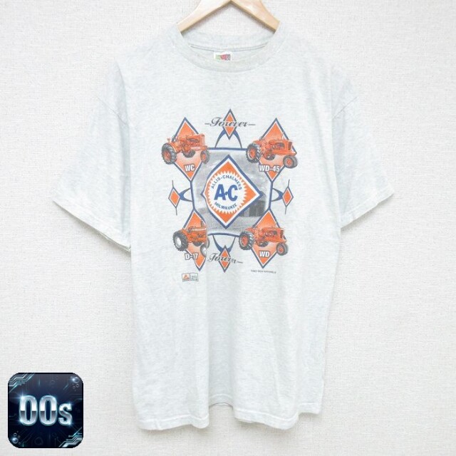 【50%OFF】フルーツオブザルーム 00s 半袖Tシャツ トラクター グレー XL | 古着
