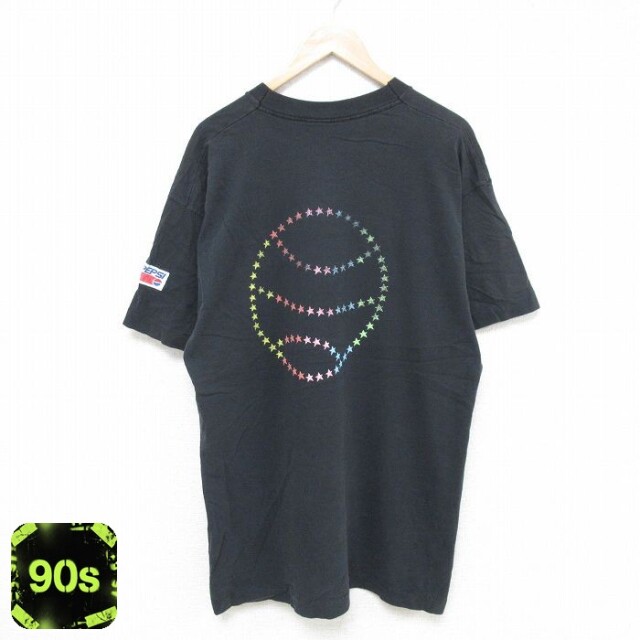 【50%OFF】90s 半袖Tシャツ ボール ブラック XL | 古着