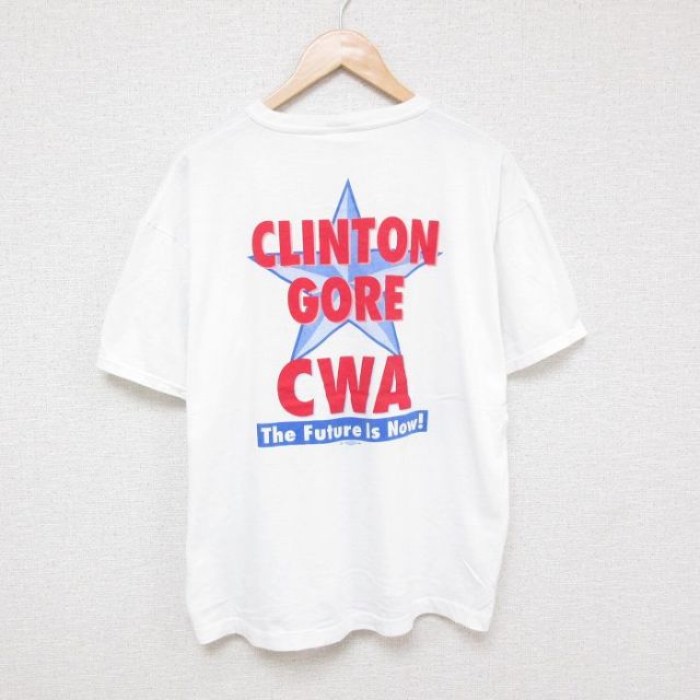 ★AUTRY★スーパービンテージ クルーネック 半袖Tシャツ セール】 布帛切替メッセージプリントロング半袖クルーネックT