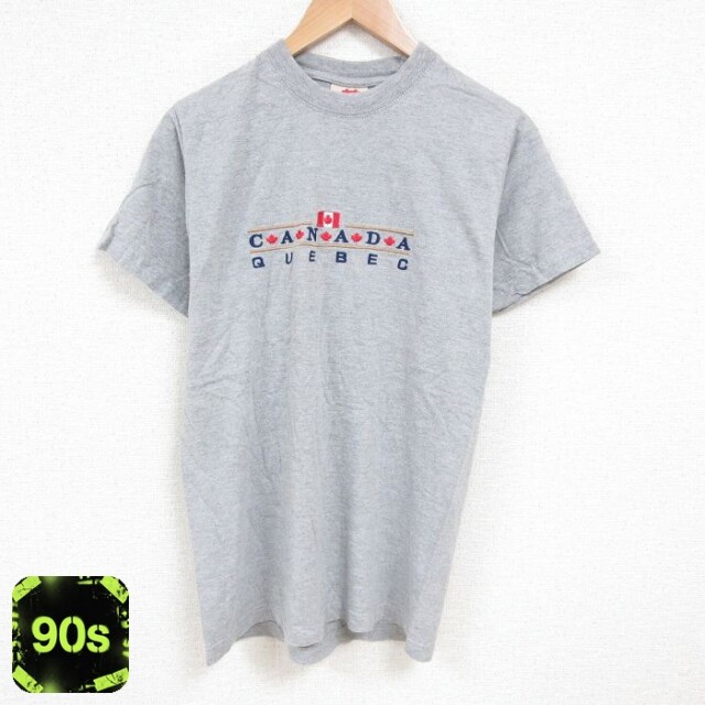 90s 半袖Tシャツ カナダ グレー M | 古着