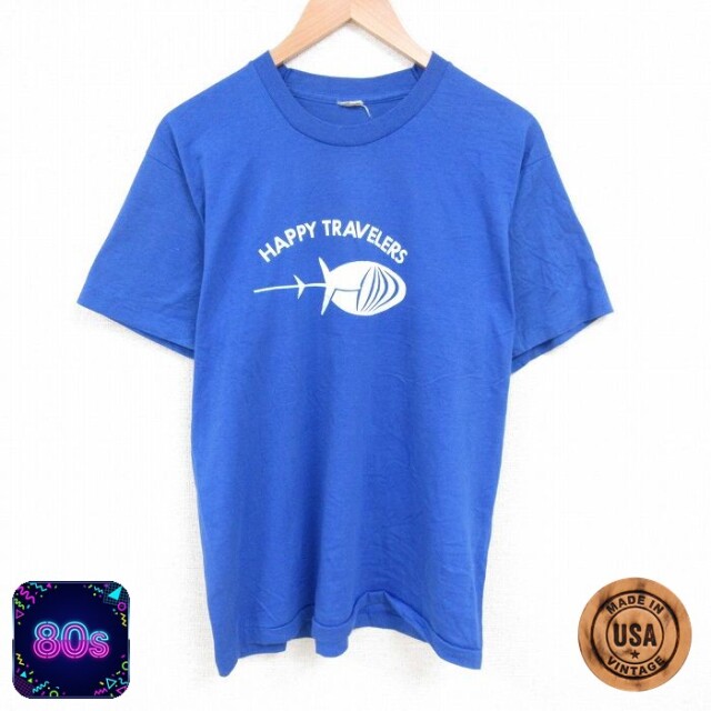 【50%OFF】スクリーンスターズ 80s 半袖Tシャツ アトランティック ネイビー XL | 古着