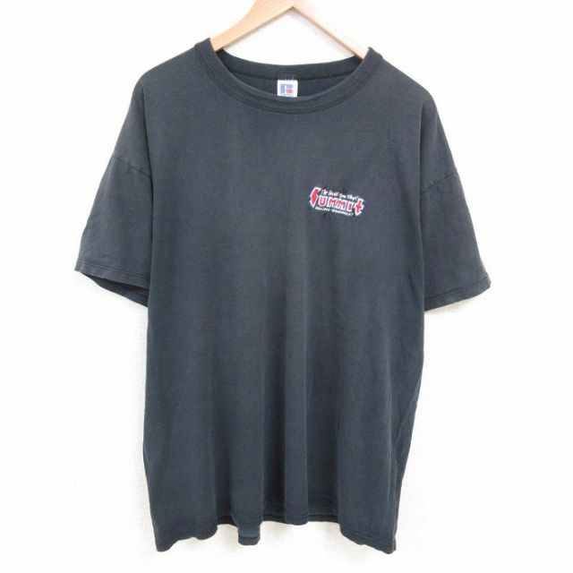 ラッセル 80s 半袖Tシャツ SUMMIT ブラック XL | 古着