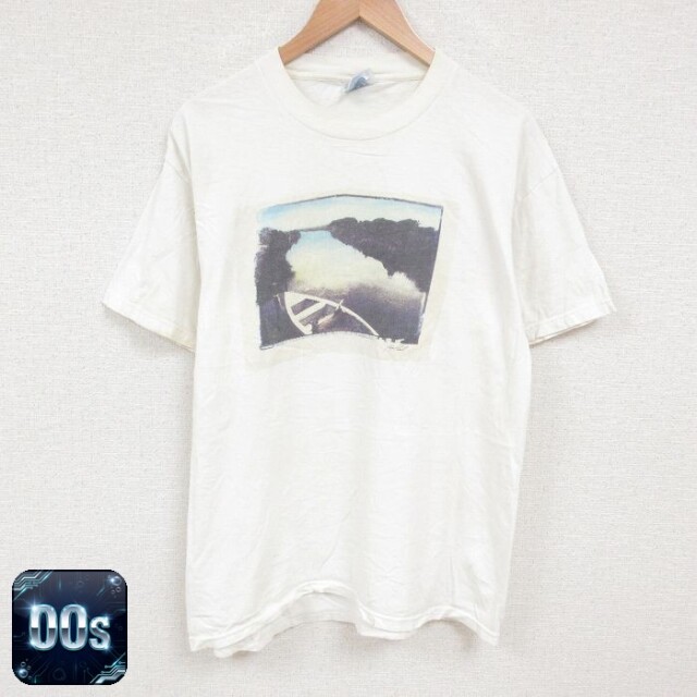 【50%OFF】ヘインズ 00s 半袖Tシャツ 川 ホワイト XL | 古着