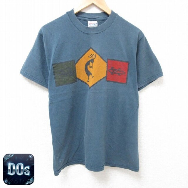 【50%OFF】ヘインズ 00s 半袖Tシャツ ココペリ グリーン M | 古着