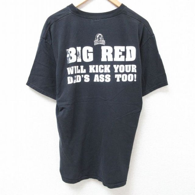 00s 半袖Tシャツ BIG RED ブラック L | 古着