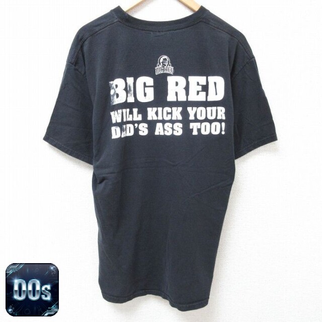 【50%OFF】00s 半袖Tシャツ BIG RED ブラック L | 古着