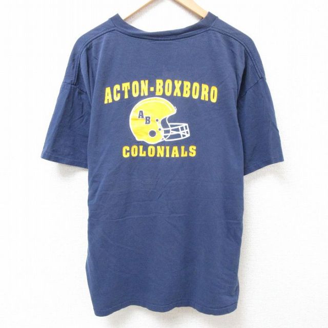 オニータ 90s 半袖Tシャツ アメフト ネイビー XL | 古着