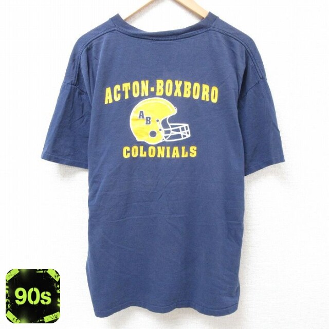 【50%OFF】オニータ 90s 半袖Tシャツ アメフト ネイビー XL | 古着