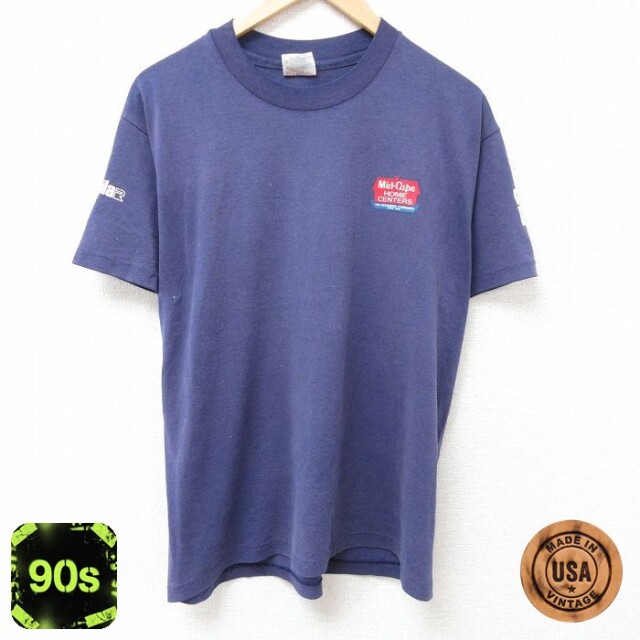 【50%OFF】ヘインズ 90s 半袖Tシャツ ホーム ネイビー XL | 古着