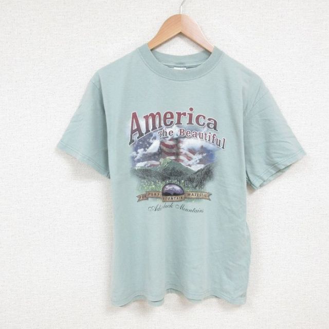 00s 半袖Tシャツ 山 ネイビー L | 古着