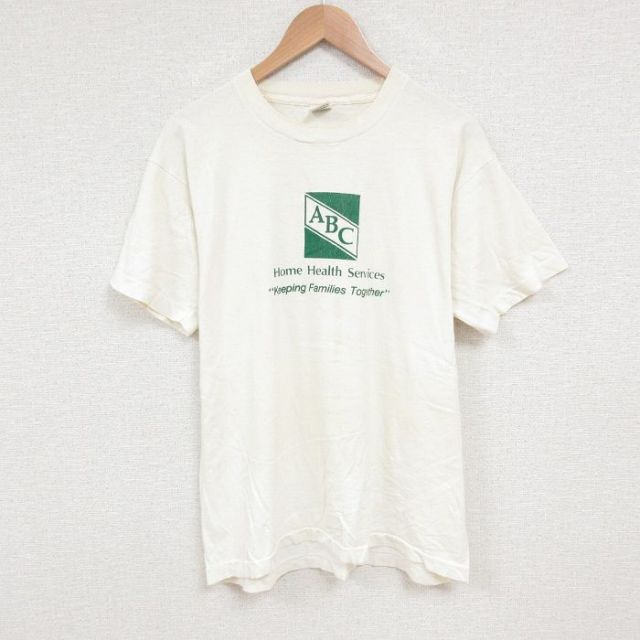 フルーツオブザルーム 90s 半袖Tシャツ ABC ベージュ L | 古着