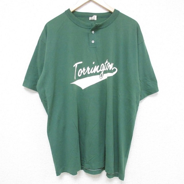 【50%OFF】90s 半袖Tシャツ Torrington グリーン XL | 古着