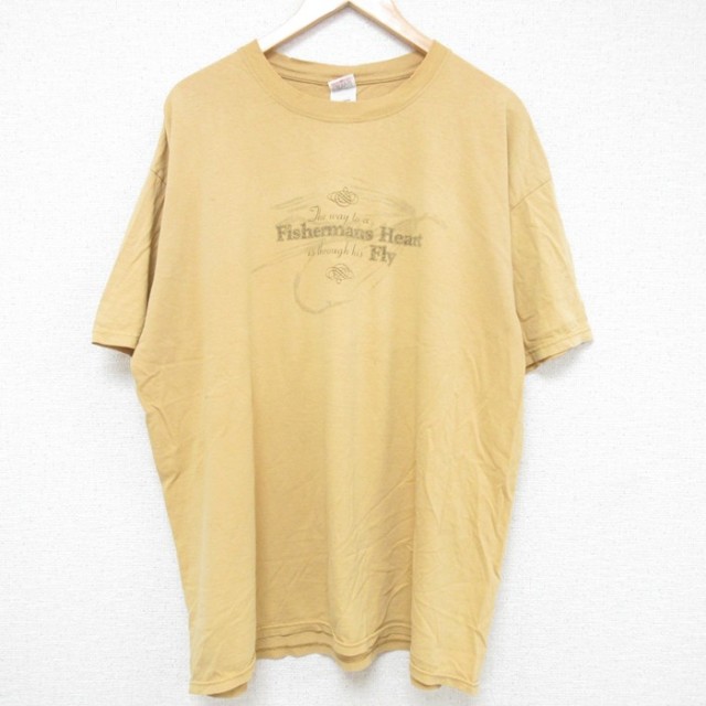 フィッシャーマンズ 00s 半袖Tシャツ イエロー XL | 古着