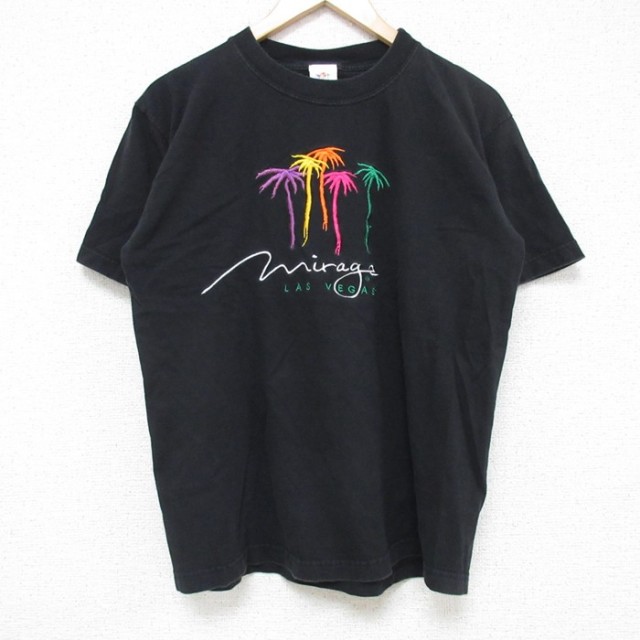 90s 半袖Tシャツ ラスベガス ブラック M | 古着