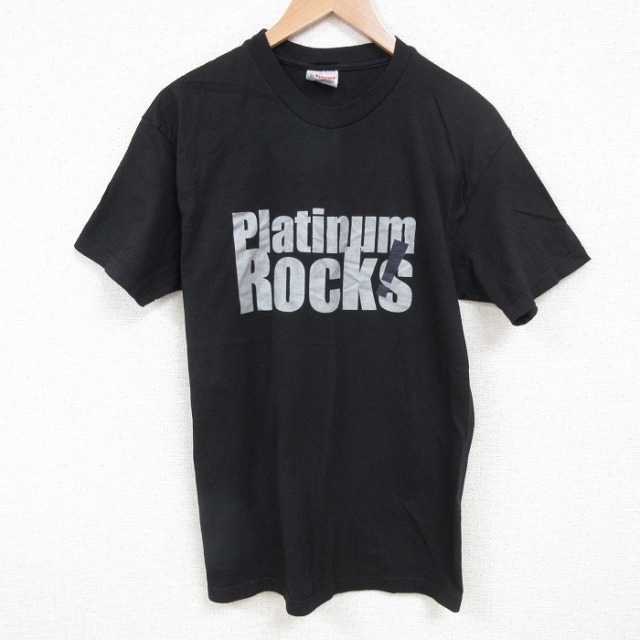 ヘインズ 00s 半袖Tシャツ ロックス ブラック M | 古着