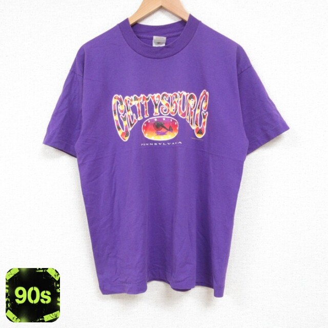 【50%OFF】フルーツオブザルーム 90s 半袖Tシャツ ペンシルベニア パープル L | 古着