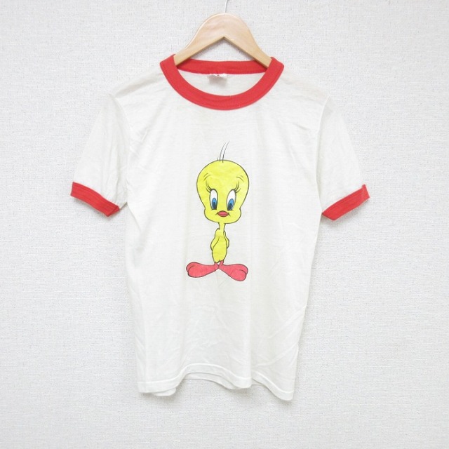 トゥイーティー  半袖Tシャツ USA製 80s 90s 古着ヴィンテージ レア 古着通販 S☆古着 半袖 ビンテージ Tシャツ キッズ ボーイズ 子供服