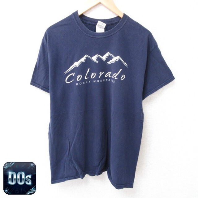 【50%OFF】00s 半袖Tシャツ コロラド ネイビー L | 古着