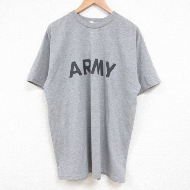 00s 半袖Tシャツ ミリタリー リフレクター グレー XL | 古着