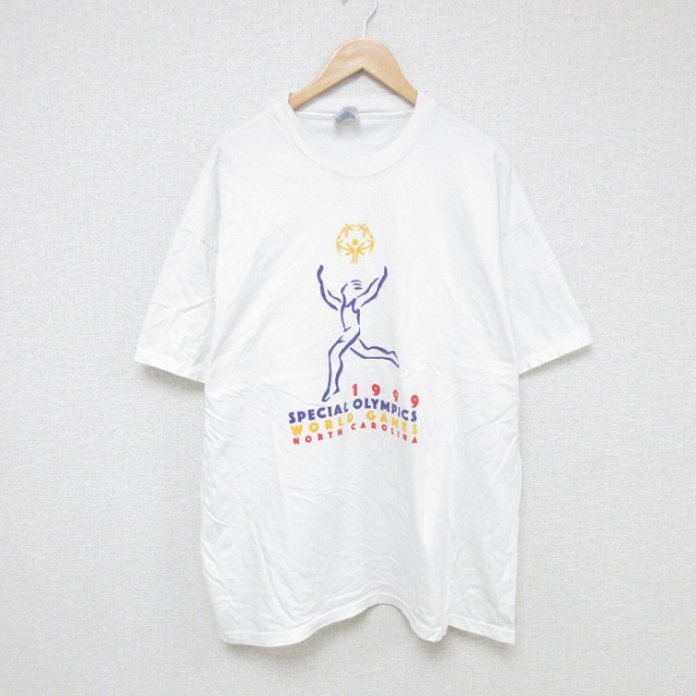 ヘインズ 90s 半袖Tシャツ ランナー ホワイト XL | 古着