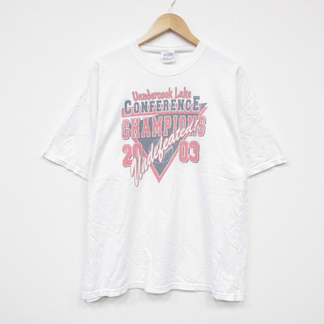 ヘインズ 00s 半袖Tシャツ ベースボール ホワイト XL | 古着
