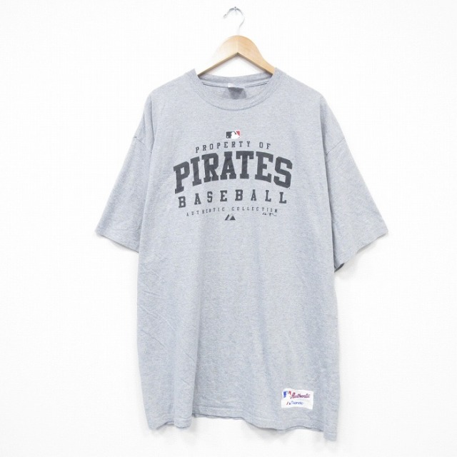 【50%OFF】マジェスティック 00s 半袖Tシャツ ピッツバーグパイレーツ グレー XL | 古着