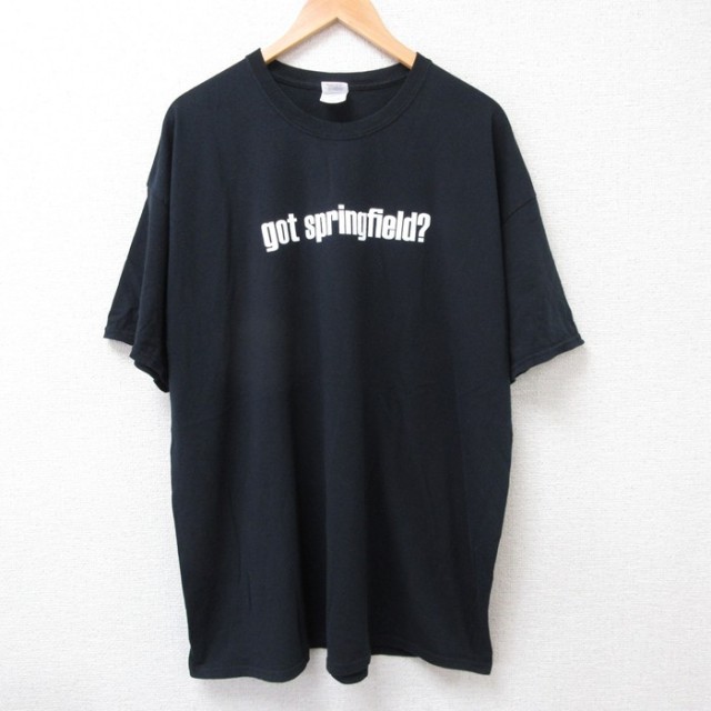 XL★古着 半袖 ビンテージ Tシャツ メンズ 00年代 00s got 大きいサイズ コットン クルーネック 黒 ブラック 25jul26 中古