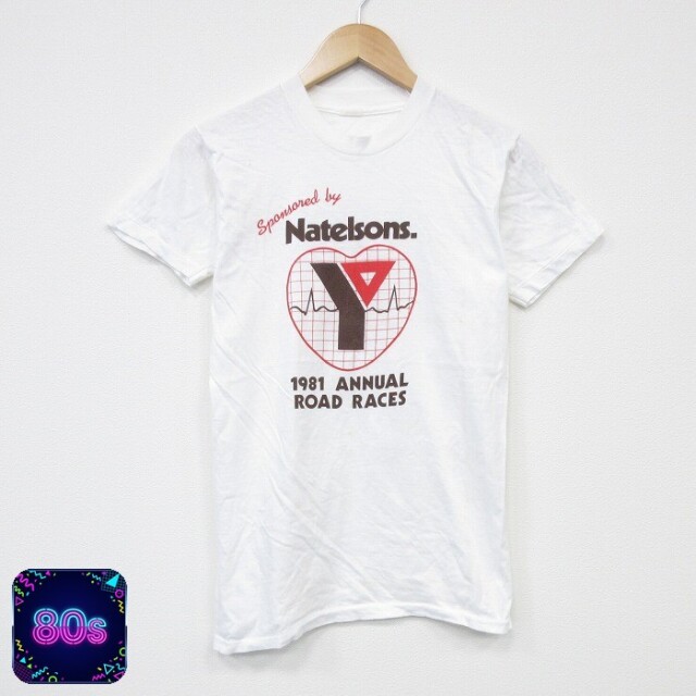 80s 半袖Tシャツ ロードレース ホワイト S | 古着