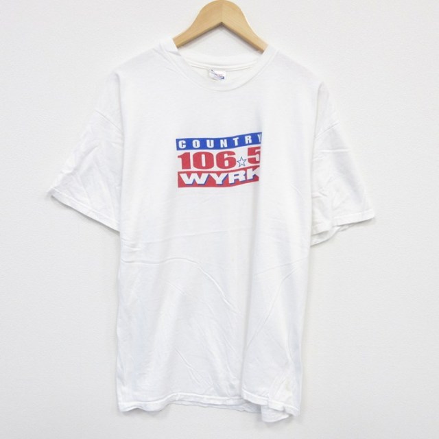ヘインズ 00s 半袖Tシャツ WYRK ホワイト XL | 古着