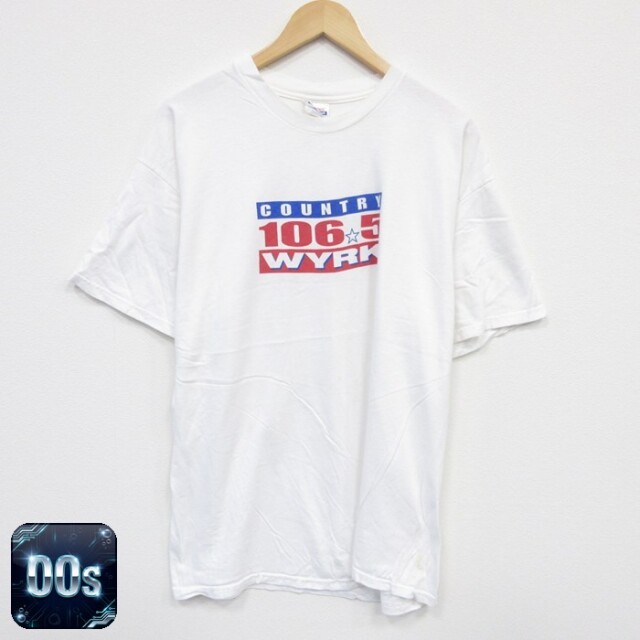 ヘインズ 00s 半袖Tシャツ WYRK ホワイト XL | 古着